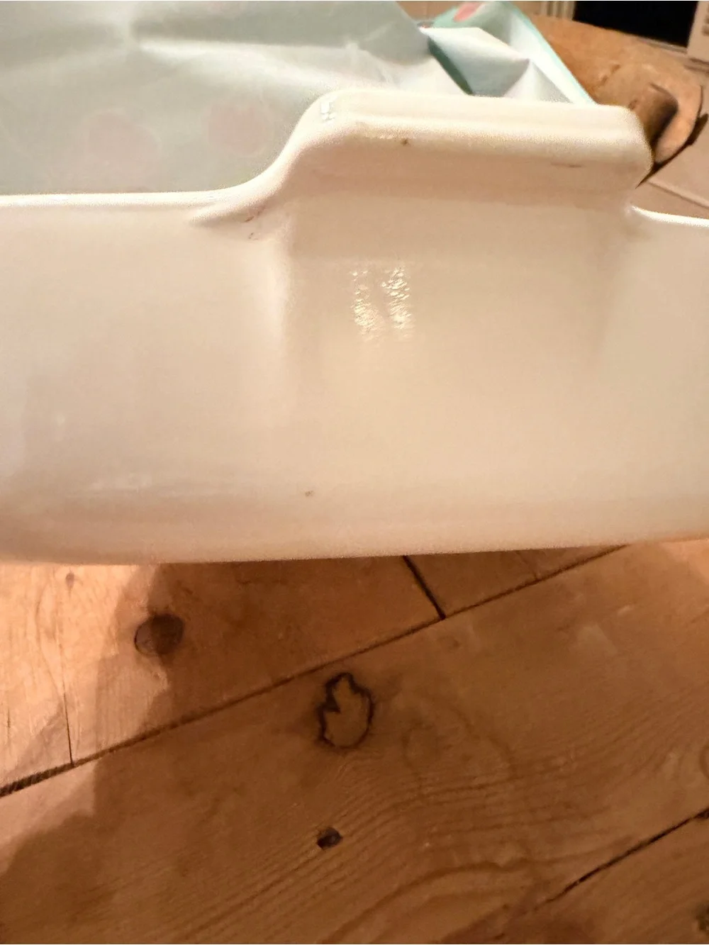 Vintage Blue Floral Casserole Dish